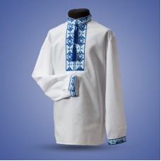Embroidered shirt for boy "Snowfall"